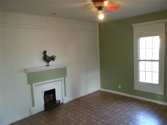 view of unfurnished living room