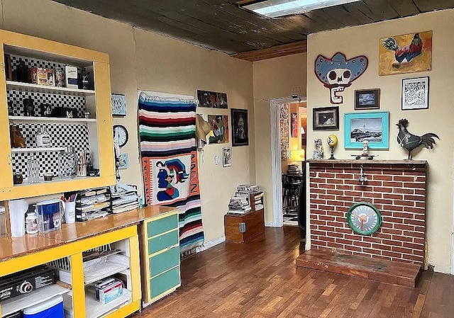 interior space featuring hardwood / wood-style floors