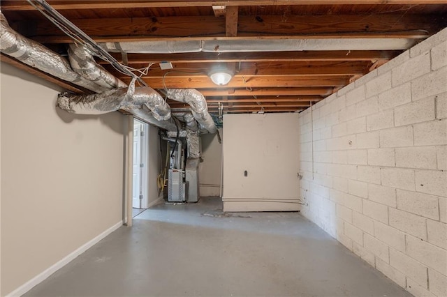4669 Birch Ridge Trl, Stone Mountain, GA 30083 - unfinished below grade area with heating unit