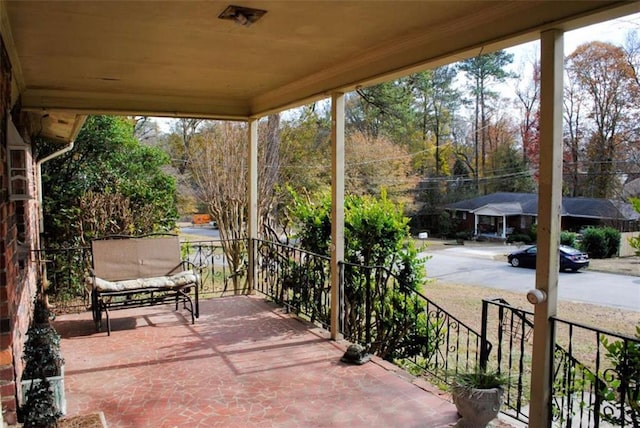 view of patio / terrace featuring covered porch