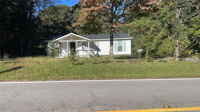 view of front of property