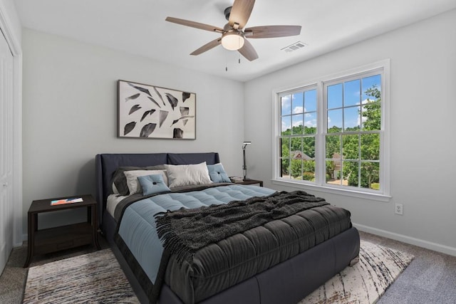 2934 Mill Grove Ter, Dacula, GA 30019 - bedroom with carpet floors and a ceiling fan