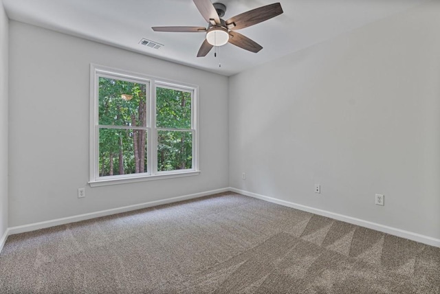 2934 Mill Grove Ter, Dacula, GA 30019 - carpeted empty room featuring baseboards and a ceiling fan