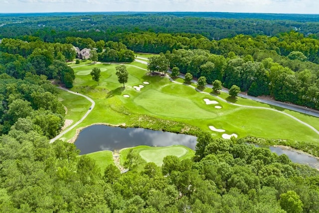 2934 Mill Grove Ter, Dacula, GA 30019 - drone / aerial view of a large body of water and a golf club