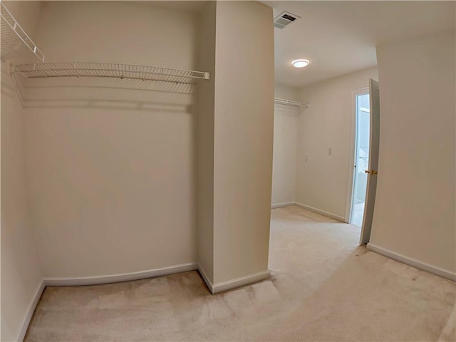 closet with visible vents