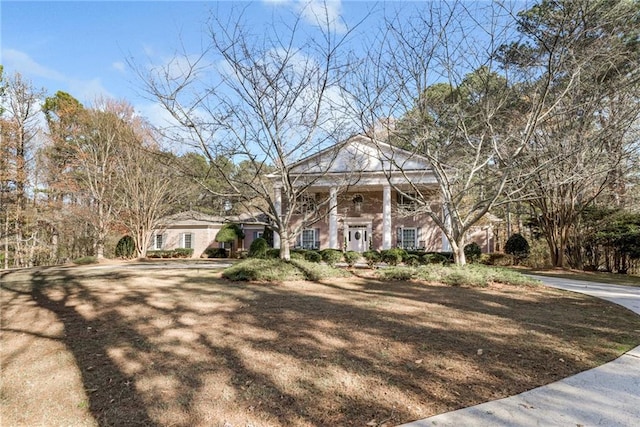 view of neoclassical / greek revival house