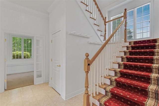 3030 Berry Rd, Loganville, GA 30052 - stairs with carpet floors and baseboards