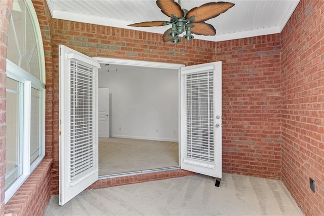 3030 Berry Rd, Loganville, GA 30052 - view of patio / terrace featuring ceiling fan
