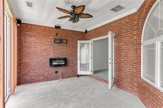 3030 Berry Rd, Loganville, GA 30052 - view of patio / terrace featuring a ceiling fan