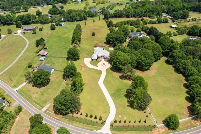 3030 Berry Rd, Loganville, GA 30052 - overview of rural landscape with a tree filled landscape