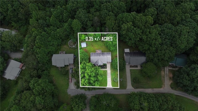 250 Vermont St, Demorest, GA 30535 - aerial view of property's location with property parcel outlined
