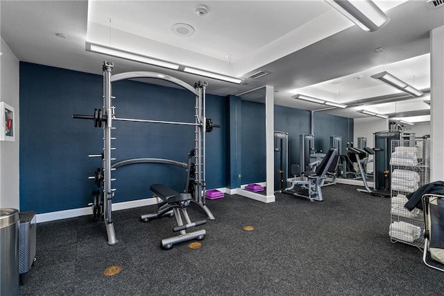 view of exercise room