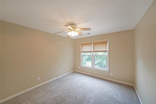 2747 Harper Woods Dr, Marietta, GA 30062 - spare room with baseboards, carpet floors, and ceiling fan