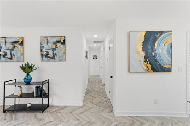 1066 Cleavemark Dr, Clarkston, GA 30021 - corridor with baseboards and recessed lighting