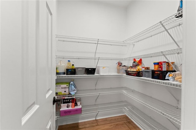 view of pantry