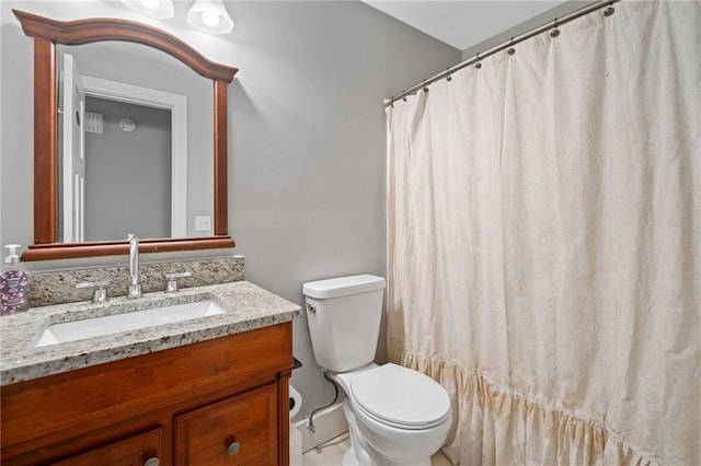 2545 Hickory Level Rd, Villa Rica, GA 30180 - bathroom featuring toilet and vanity