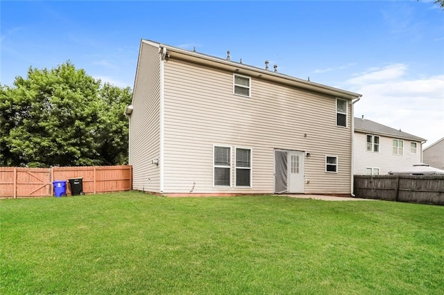 view of back of property