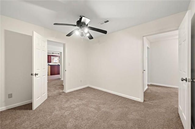 4440 Green Summers Dr, Cumming, GA 30028 - carpeted empty room featuring ceiling fan and baseboards