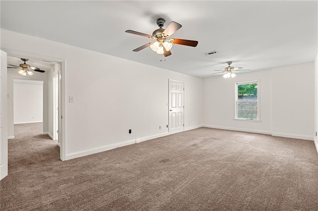 4440 Green Summers Dr, Cumming, GA 30028 - spare room featuring carpet, ceiling fan, and baseboards