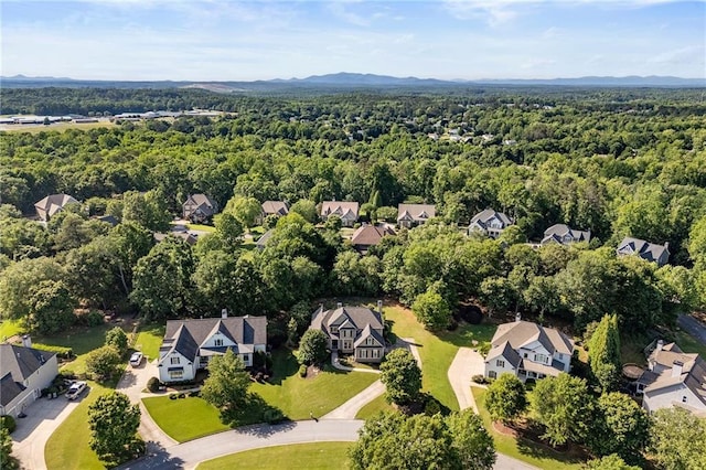 4440 Green Summers Dr, Cumming, GA 30028 - aerial view of residential area with a heavily wooded area