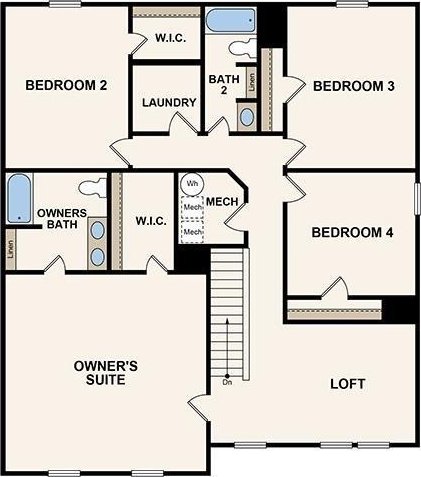 922 River Xing, Jefferson, GA 30549 - floor plan / room layout