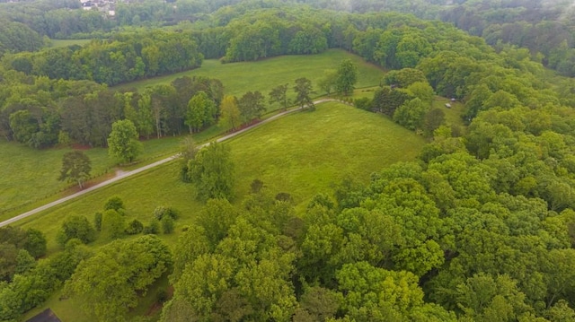 overview of rural landscape featuring a forest