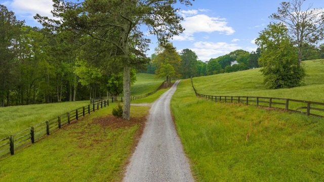 view of community with a view of rural / pastoral area