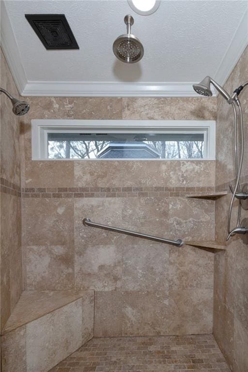 1345 Quail Hollow Dr, Hamilton, GA 31811 - details with visible vents and a tile shower