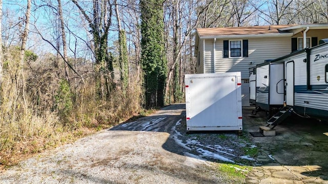 view of side of property