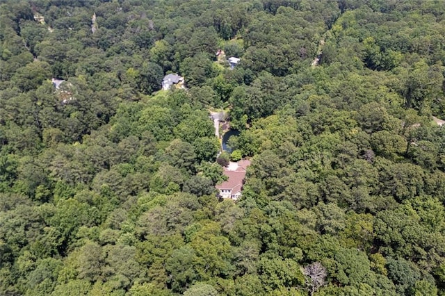 51 Mountain Ridge Dr SE, Cartersville, GA 30120 - aerial view of property's location with a heavily wooded area