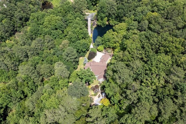 51 Mountain Ridge Dr SE, Cartersville, GA 30120 - aerial view of property's location with a heavily wooded area