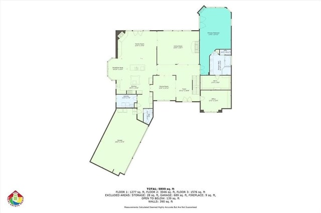 51 Mountain Ridge Dr SE, Cartersville, GA 30120 - view of home floor plan