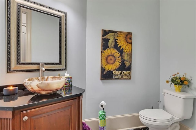 51 Mountain Ridge Dr SE, Cartersville, GA 30120 - half bathroom featuring vanity and toilet