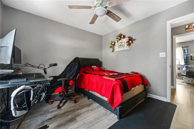 238 Brentwood Dr, Dallas, GA 30132 - bedroom featuring hardwood / wood-style flooring and ceiling fan
