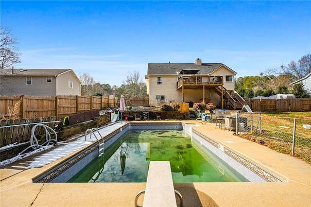 238 Brentwood Dr, Dallas, GA 30132 - view of pool featuring a diving board and a patio area