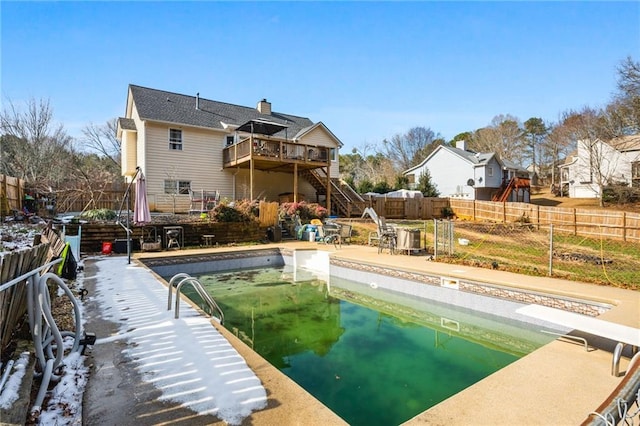 238 Brentwood Dr, Dallas, GA 30132 - view of swimming pool with a diving board