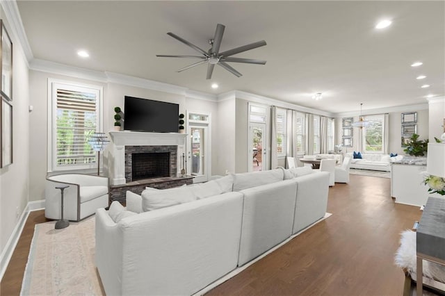 2811 Shady Valley Dr NE, Brookhaven, GA 30324 - dining area featuring ornamental molding, a decorative wall, and a notable chandelier