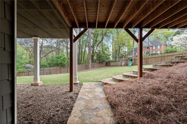 2811 Shady Valley Dr NE, Brookhaven, GA 30324 - workout area featuring baseboards and recessed lighting