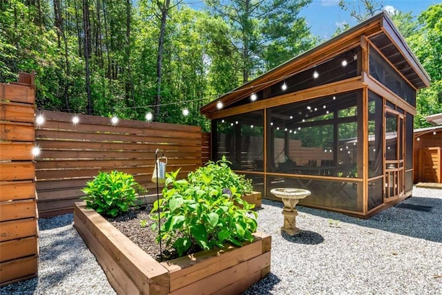 303 Clarice Ln, Sautee Nacoochee, GA 30571 - view of yard with a sunroom