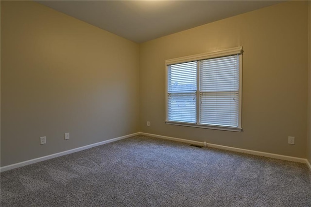 empty room with carpet floors