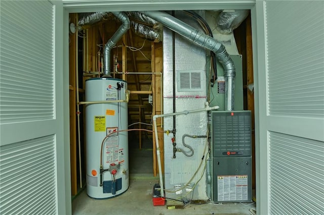 utilities featuring water heater