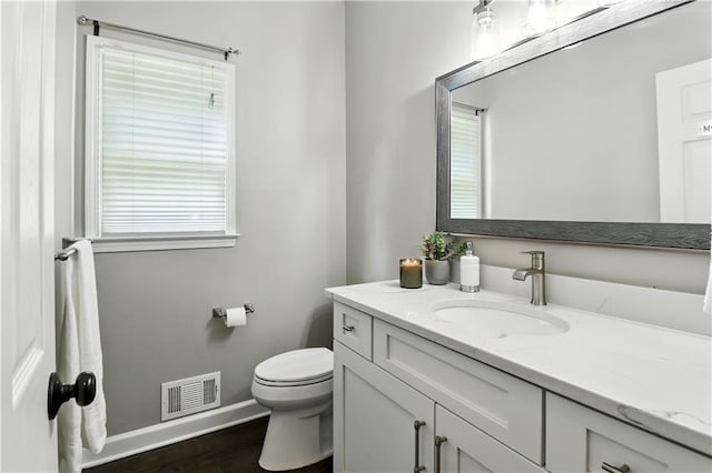 5807 Brookstone Walk NW, Acworth, GA 30101 - bathroom featuring vanity and wood finished floors