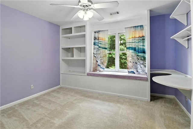 5807 Brookstone Walk NW, Acworth, GA 30101 - carpeted empty room with a ceiling fan and baseboards