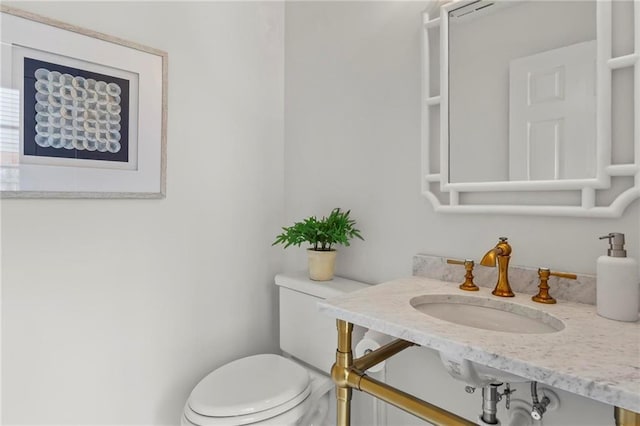 600 Delphinium Blvd NW, Acworth, GA 30102 - half bathroom with a sink and toilet
