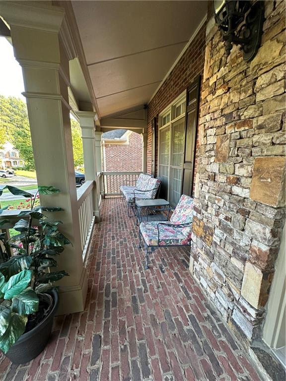 view of patio / terrace featuring covered porch