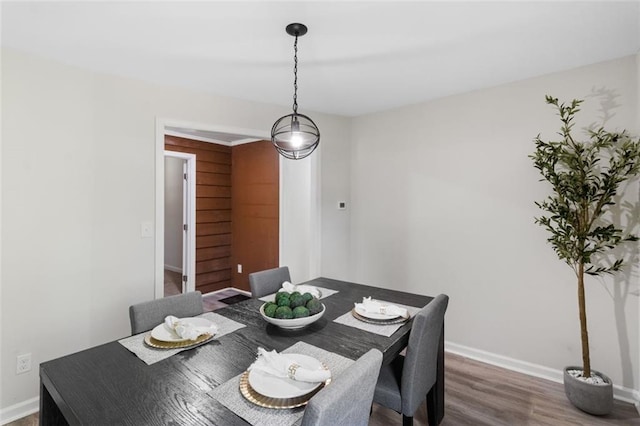389 Oglesby Bridge Rd SE, Conyers, GA 30094 - dining room featuring wood finished floors and baseboards