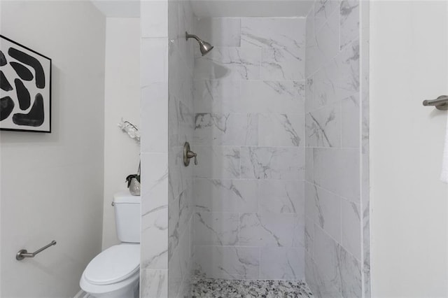 389 Oglesby Bridge Rd SE, Conyers, GA 30094 - bathroom with toilet and tiled shower