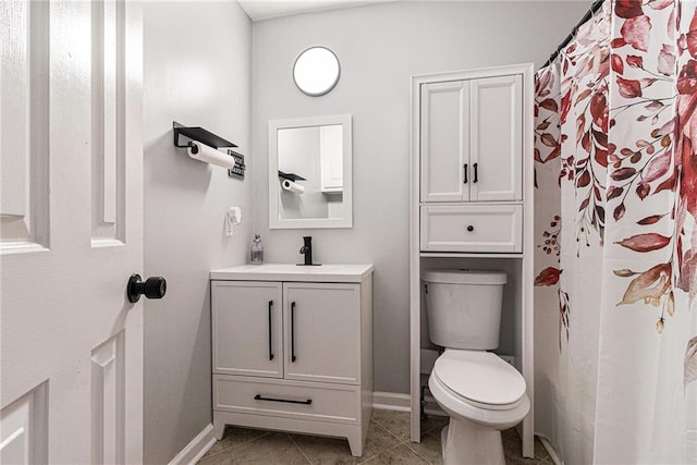 6492 Swift Creek Rd, Lithonia, GA 30058 - bathroom with vanity and tile patterned flooring