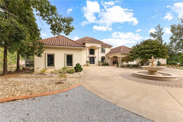 view of mediterranean / spanish home