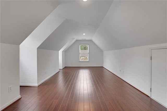 2255 Lenox Ridge Ct NE, Atlanta, GA 30319 - bonus room with baseboards, lofted ceiling, and wood finished floors